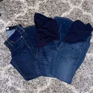 Lot Madewell Maternity Jeans size 25 and 1 pair one Indigo Blue XS